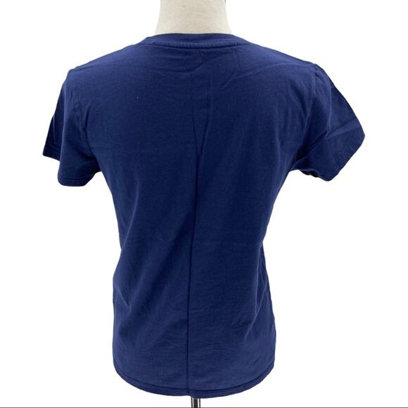 Levi’s Women's Navy Short Sleeve Graphic Logo T-Shirt Size M - Picture 3 of 9